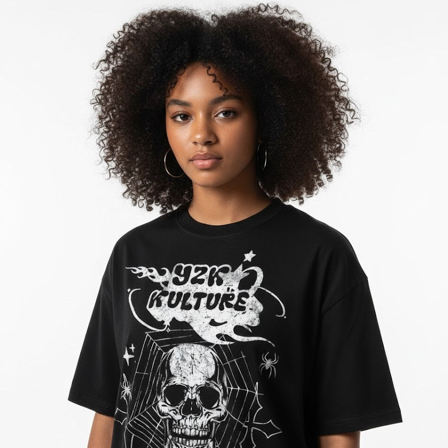 Gothic Skull Graphic Tee