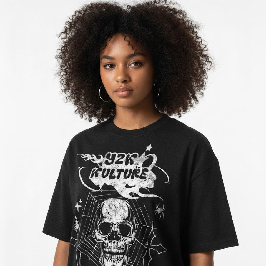 Gothic Skull Graphic Tee